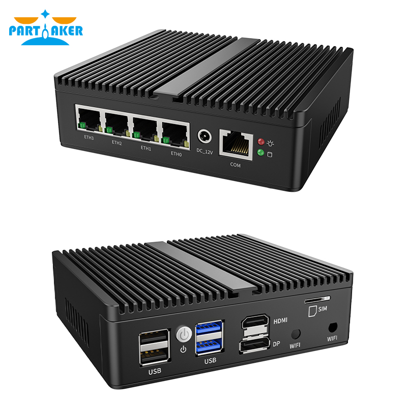 Mini PC Partaker N5105 N150 J4 – Pfsense Firewall Router 2.5G 4 I226 recenzja i cena