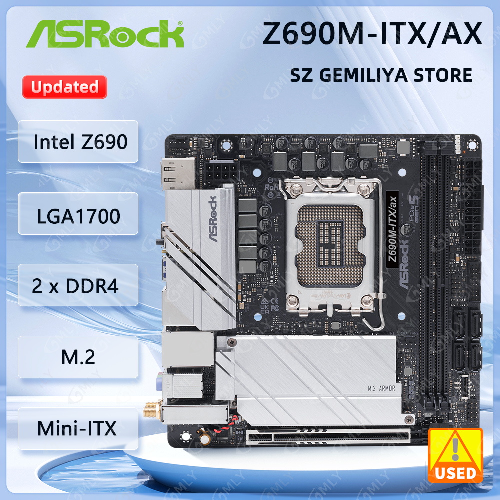Płyta główna ASROCK Z690M-ITX/ – Lga1700 Itx Motherboard Ddr5 recenzja i cena