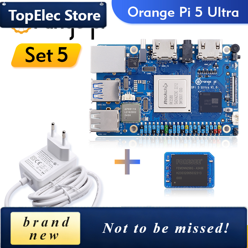 TopElec Orange Pi 5 Ultra + Za – Rockchip Rk3588 Development Board recenzja i cena
