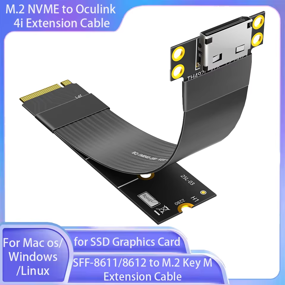 Kabel przedłużający M.2 NVME d – Oculink Egpu Mini Pc recenzja i cena