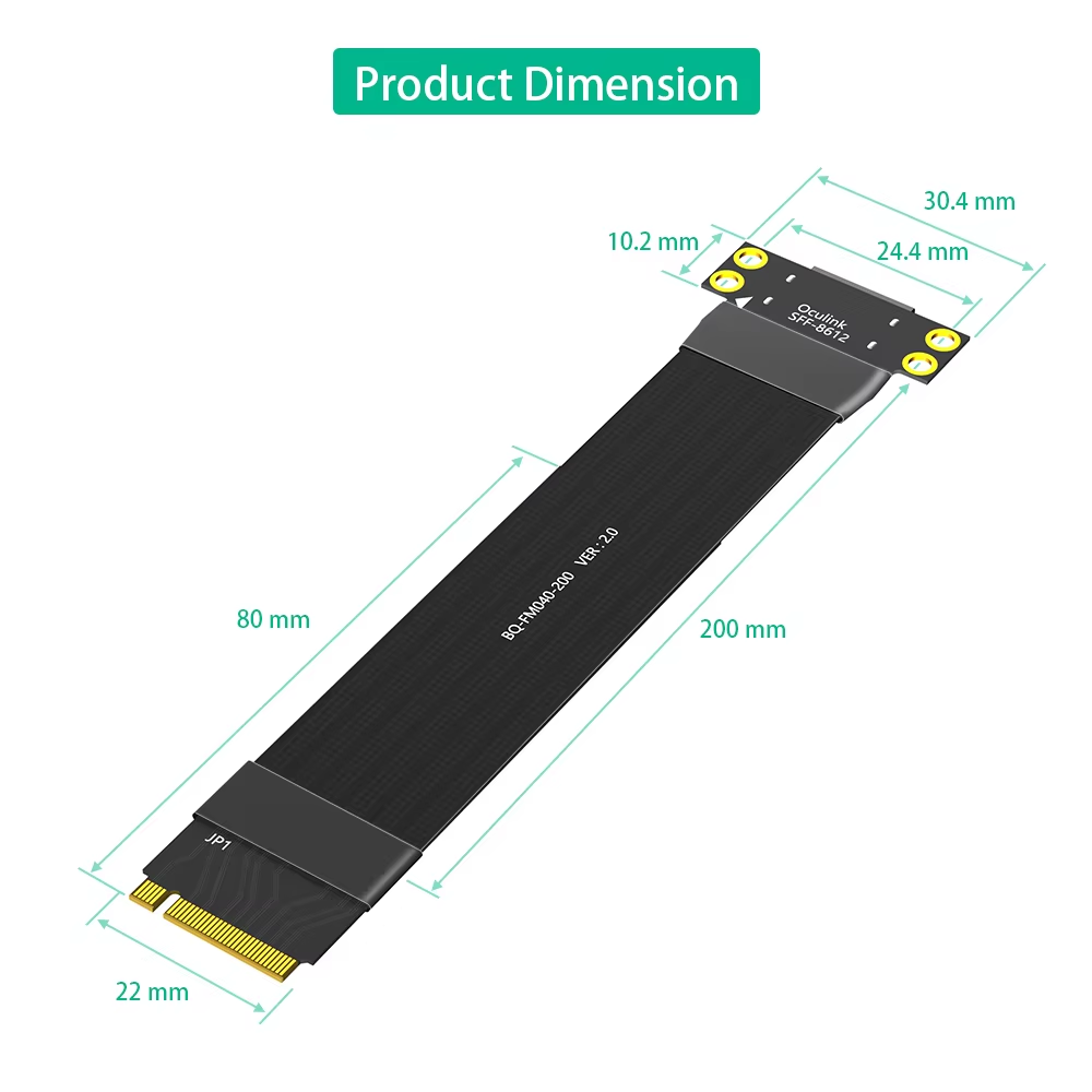 Kabel przedłużający M.2 NVME d – Oculink Egpu Mini Pc recenzja i cena